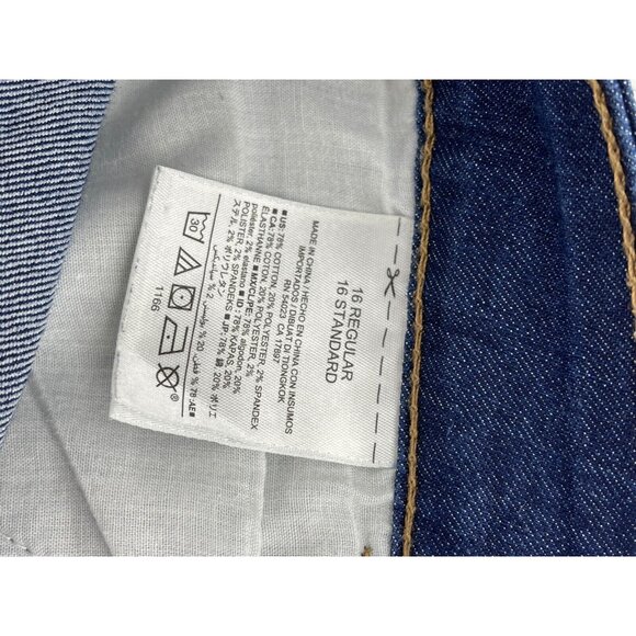 Old Navy Super Skinny Mid-Rise Women's Jeans Size 16 Regular Dark Wash Stretch - Picture 12 of 12